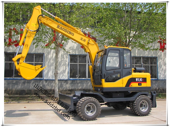 山東寶鼎挖掘機(jī)公司輪式挖掘機(jī)產(chǎn)品
