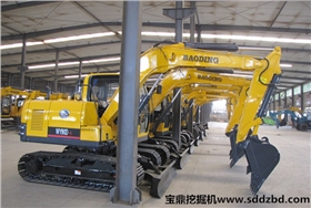 寶鼎國產(chǎn)小型挖掘機械