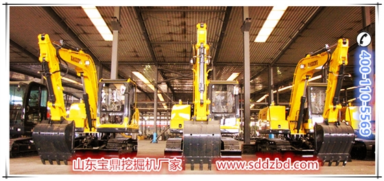 山東寶鼎小型挖掘機械產(chǎn)品