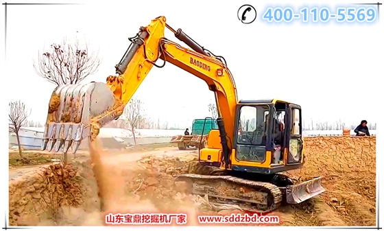 山東寶鼎小型挖掘機械產(chǎn)品