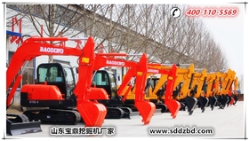 山東寶鼎挖掘機廠家小型挖掘機械產(chǎn)品