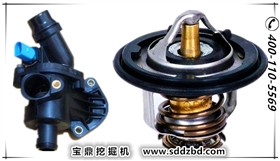 寶鼎挖掘機節(jié)溫器部件