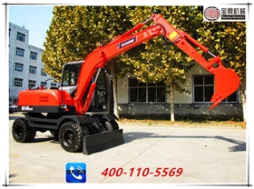 寶鼎輪式挖掘機(jī)廠(chǎng)家輪式80挖掘機(jī)圖片