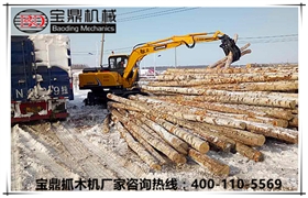山東寶鼎挖掘機抓木機廠家輪式95抓木機產(chǎn)品