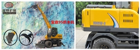 山東寶鼎抓木機廠家廣西熱銷車型95抓木機