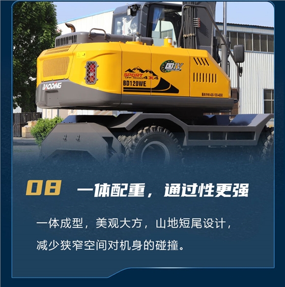 寶鼎BD120WE輪式抓木機(jī)