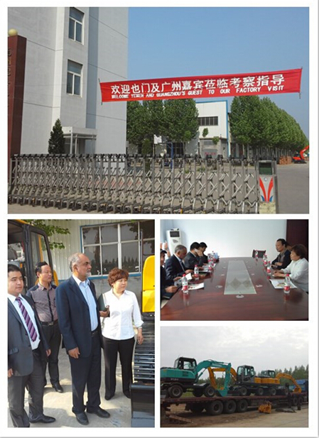 外商來(lái)寶鼎機(jī)械考察