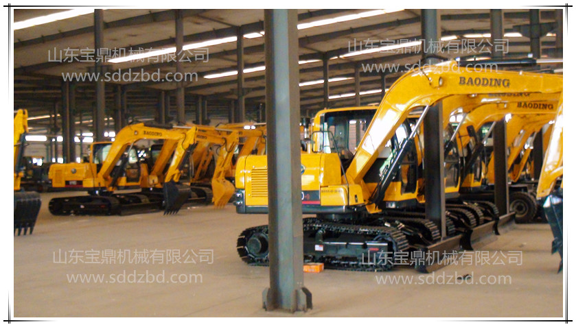 山東寶鼎小型挖掘機產(chǎn)品