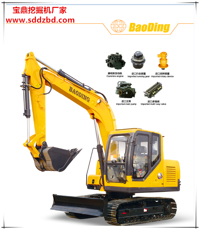 山東寶鼎挖掘機廠家小型挖掘機械產(chǎn)品