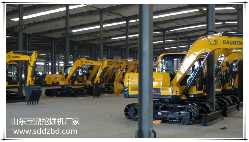 山東德州寶鼎液壓機械小型挖掘機產(chǎn)品