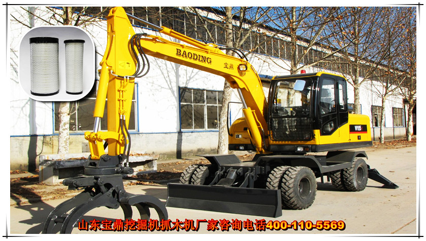 山東寶鼎挖掘機(jī)廠家小型挖掘機(jī)抓木機(jī)產(chǎn)品
