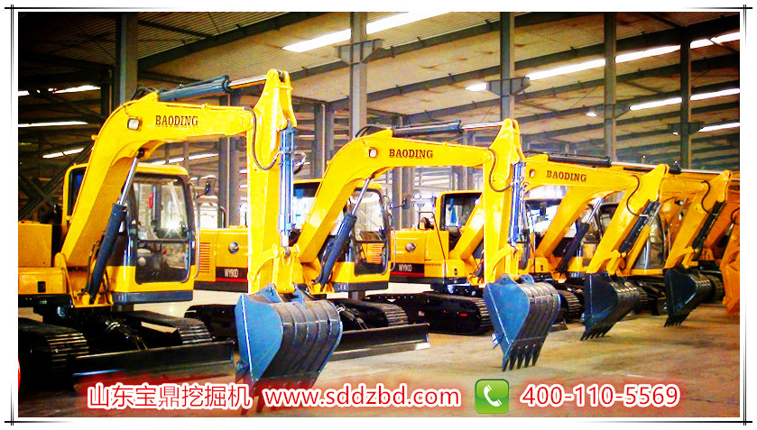山東寶鼎挖掘機(jī)廠家小型挖掘機(jī)械產(chǎn)品
