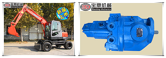 寶鼎輪式挖掘機(jī)圖片