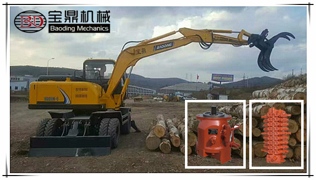 寶鼎抓木機廠家9C系列輪式抓木機產(chǎn)品