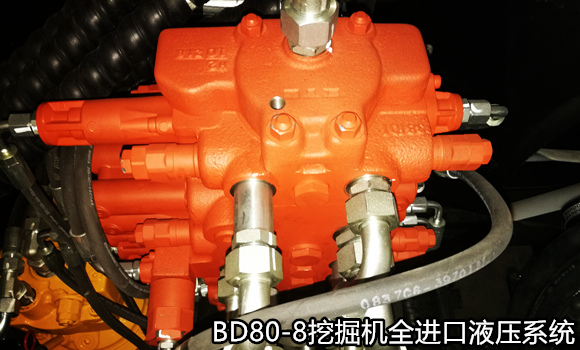 低油耗高收益寶鼎BD80-8小型挖掘機(jī)逐漸備受青睞