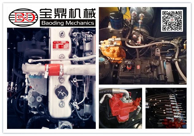 寶鼎抓木機(jī)廠家直噴型號(hào)95抓木機(jī)配置圖片