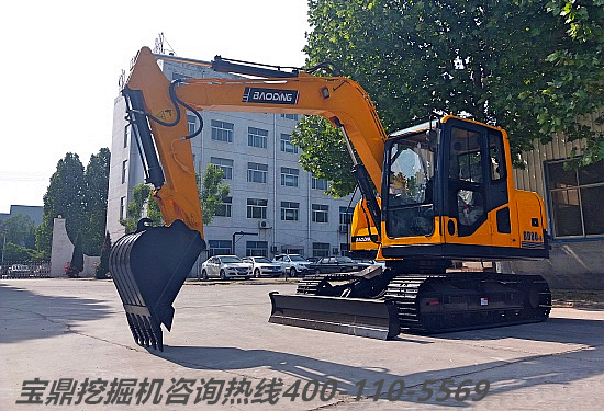 寶鼎90型號(hào)小型挖掘機(jī)