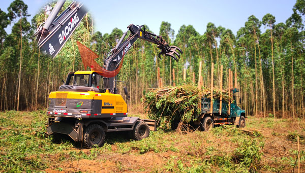 寶鼎輪式抓木機(jī)95車型