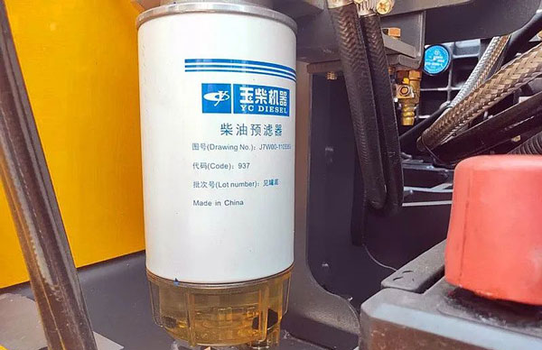 輪式挖掘機液壓系統(tǒng)過濾