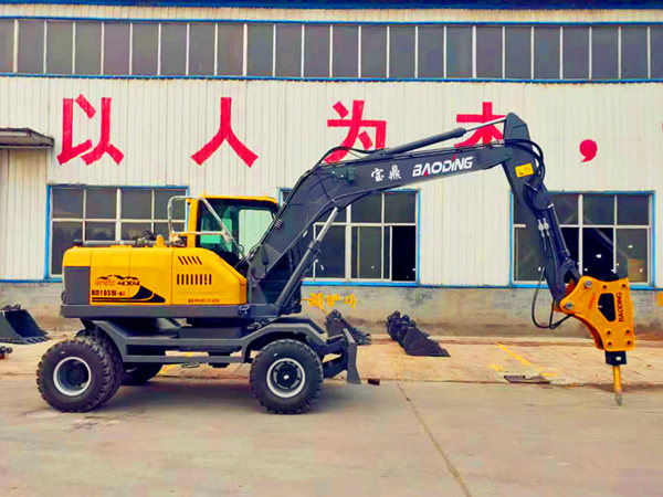 出口輪式挖掘機(jī)