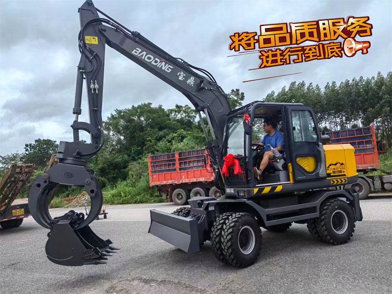 寶鼎輪式挖掘機(jī)廠家，售后保障有多到位？