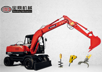 寶鼎BD80W-8輪式挖掘機(jī)