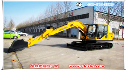山東寶鼎新品BD80-8小型挖掘機到底怎么樣？