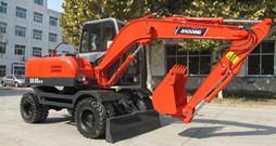 寶鼎BD80W-8輪式挖掘機(jī)外觀預(yù)言高銷量,市場關(guān)注度飆升