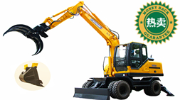 寶鼎BD95-9輪式挖掘機(jī)抓木機(jī)設(shè)備——工況全面值得推薦