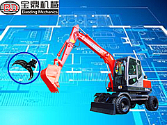 寶鼎新80輪式挖掘機抓木機產(chǎn)品為什么能在上市短時間內(nèi)就能有好的銷量？