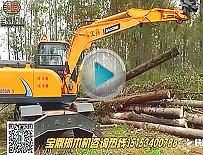 BD95W-9輪式抓木機(jī)（卷揚(yáng)機(jī)）工作視頻