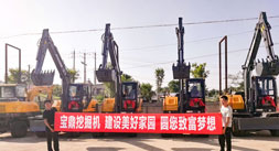 寶鼎輪式挖掘機(jī)奮斗2020拼搏2021