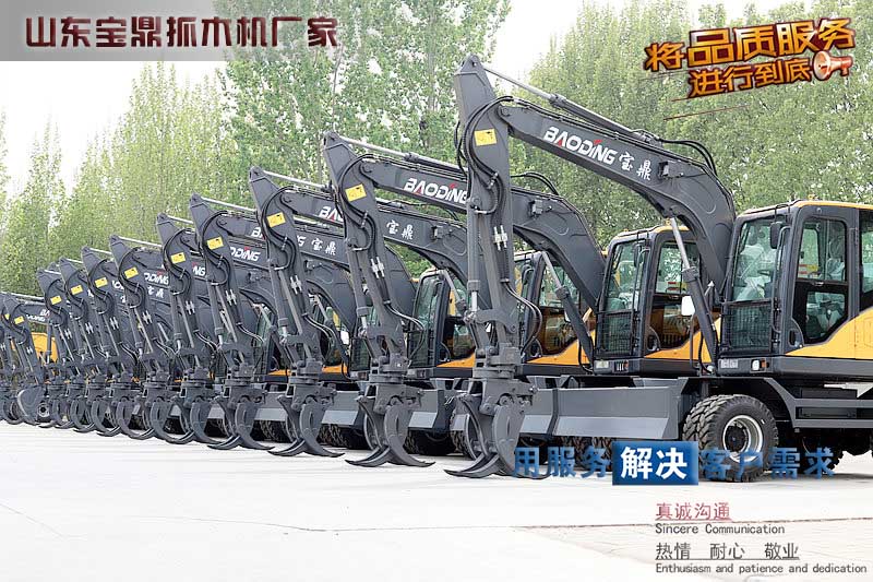 2021年4月山東寶鼎輪式挖掘機(jī)廠家各種型號(hào)銷量提升單月歷史