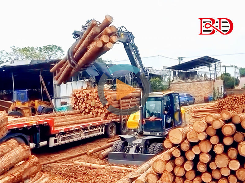 BAODING寶鼎95抓木機(jī)105抓木機(jī)視頻
