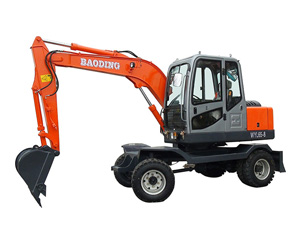 寶鼎小型輪式65-8挖掘機(jī)