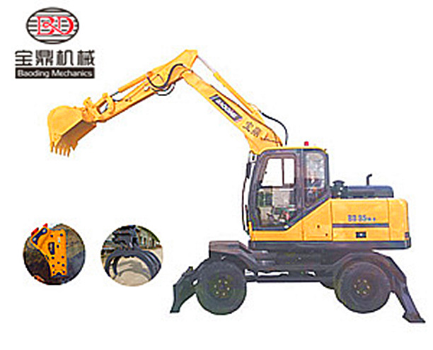 寶鼎輪式挖掘機(jī)BD95W-9型號(hào)